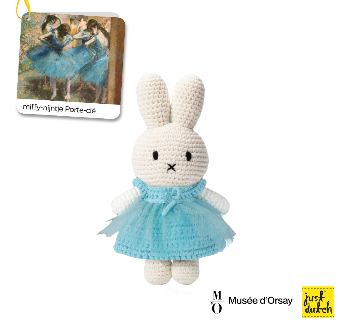Miffy in her Degas Blue Ballerina Dress Crochet Doll