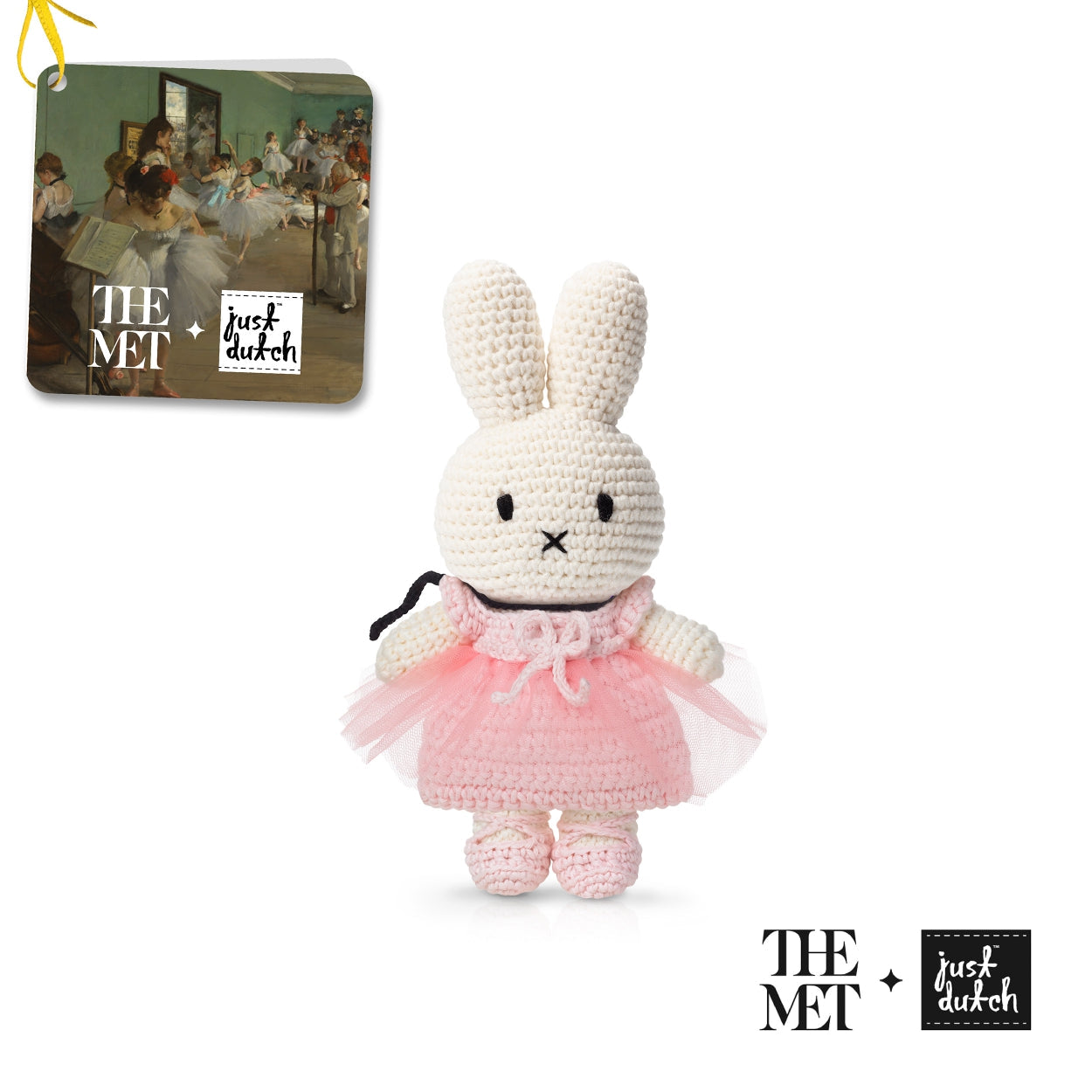 Just Dutch handmade Miffy ballerina crochet doll
