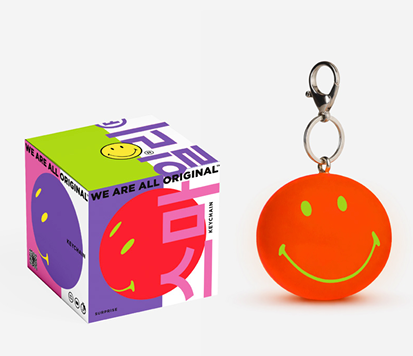 Mr Maria Smiley Light Keychain Assort
