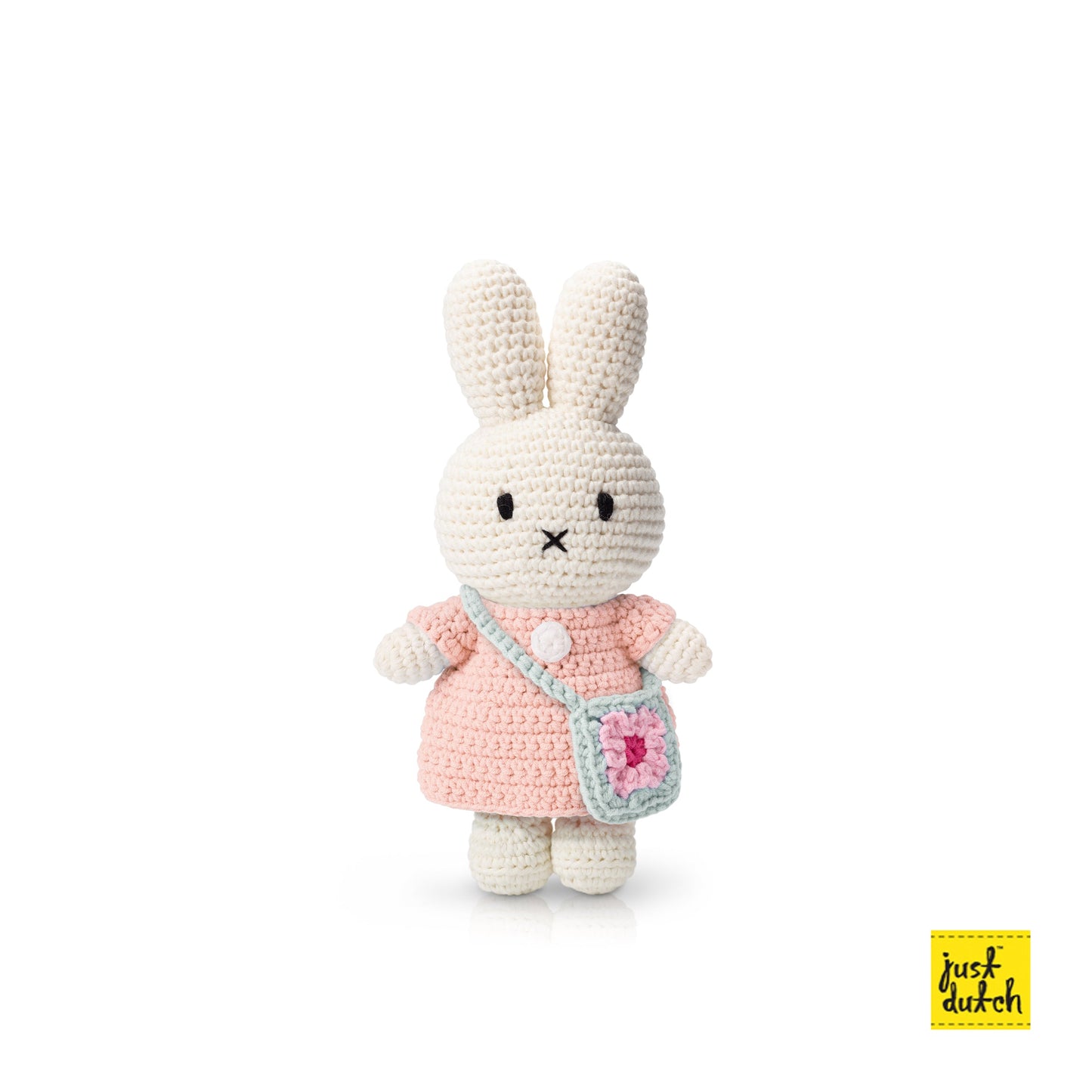 handmade crochet bunny doll flower bag accessory