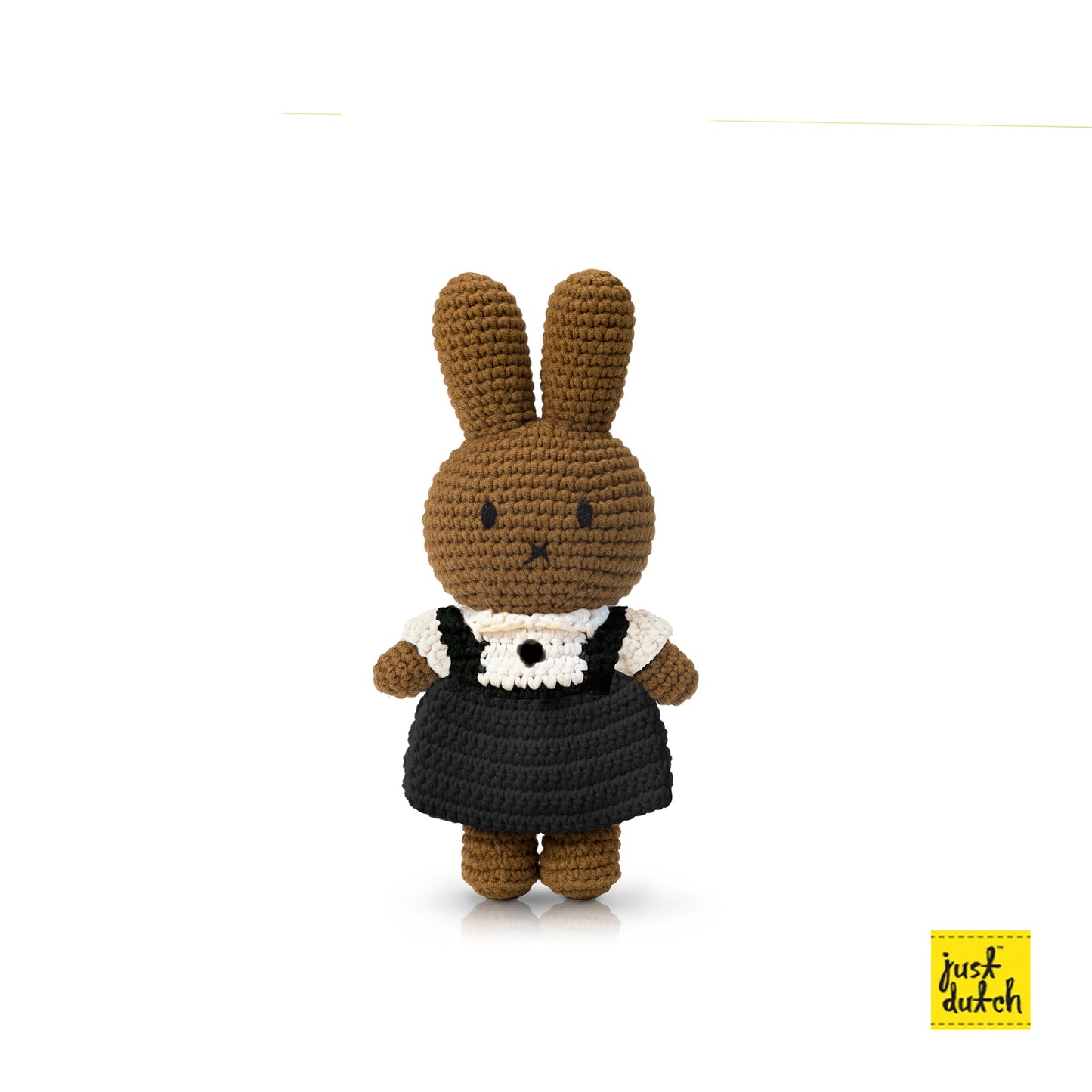 melanie crochet doll wearing school uniform outfit handmade soft toy