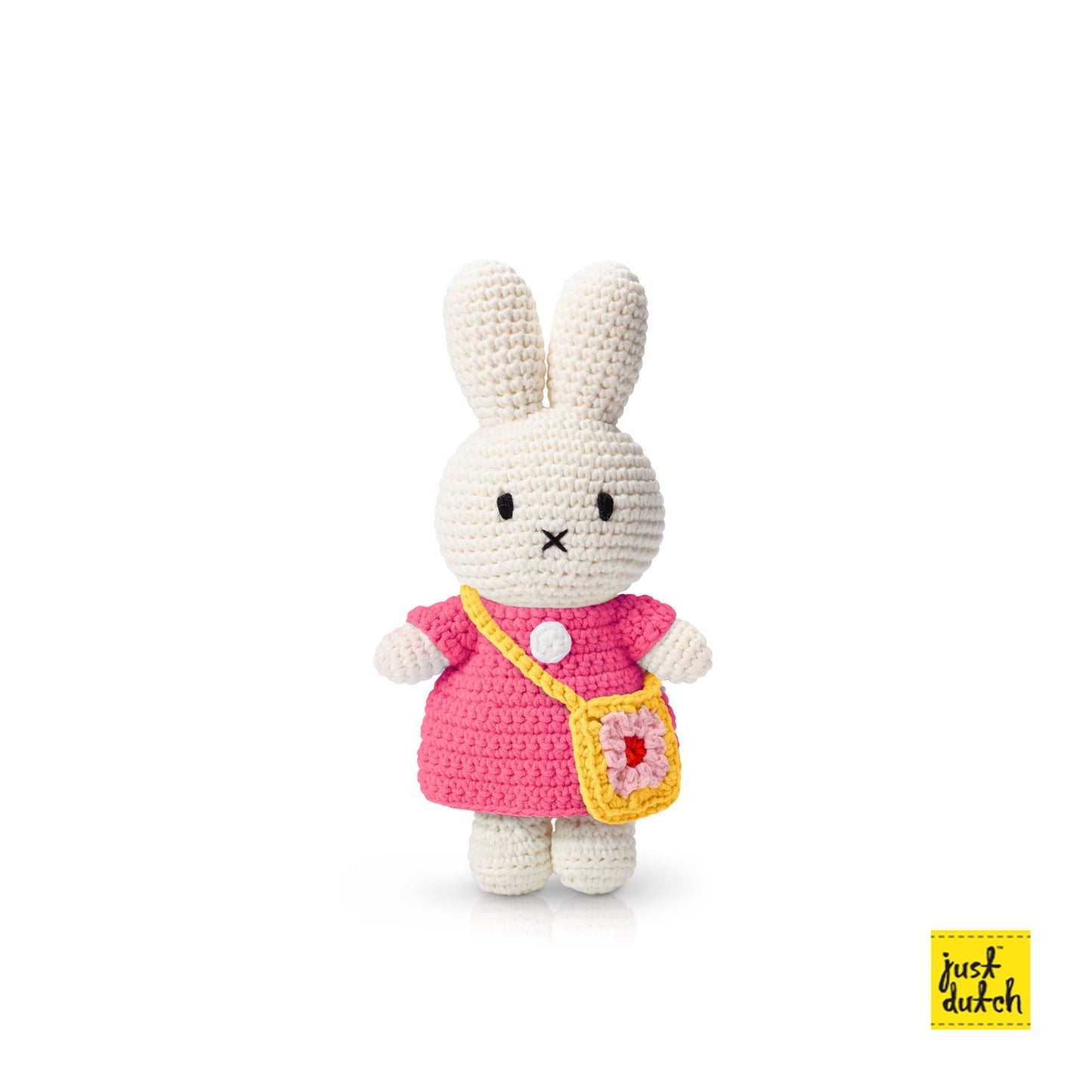crochet bunny doll floral bag outfit soft toy