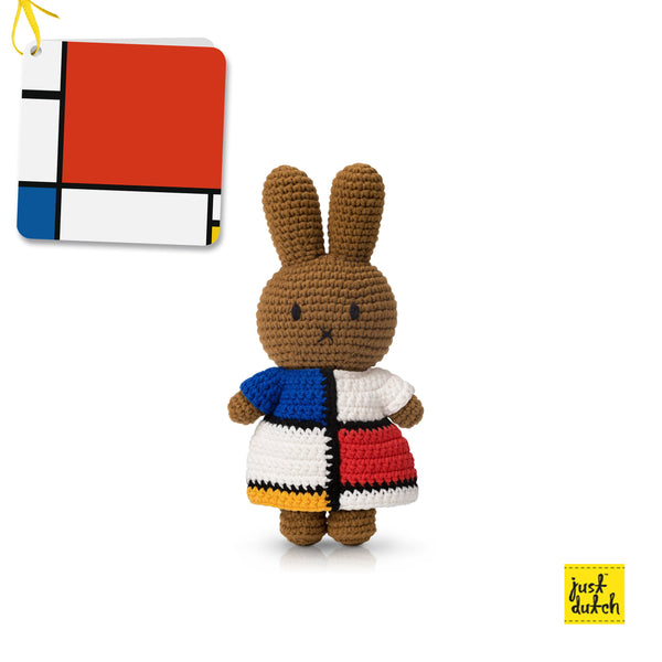 Melanie piet mondrian crochet doll