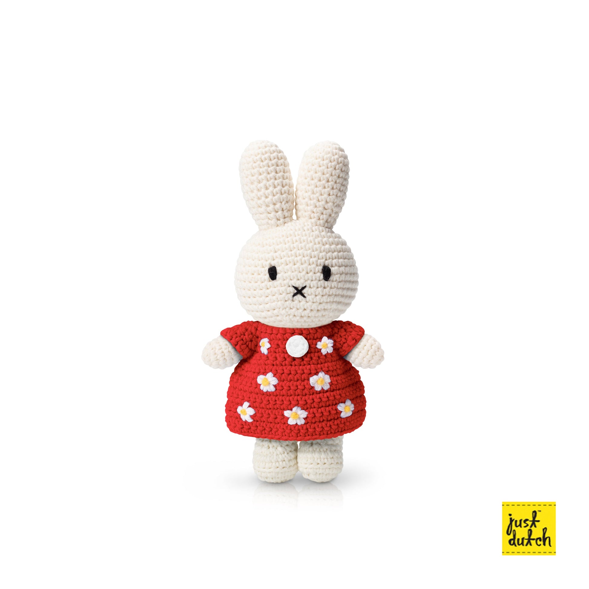 miffy cotton crochet doll floral dress nursery decor