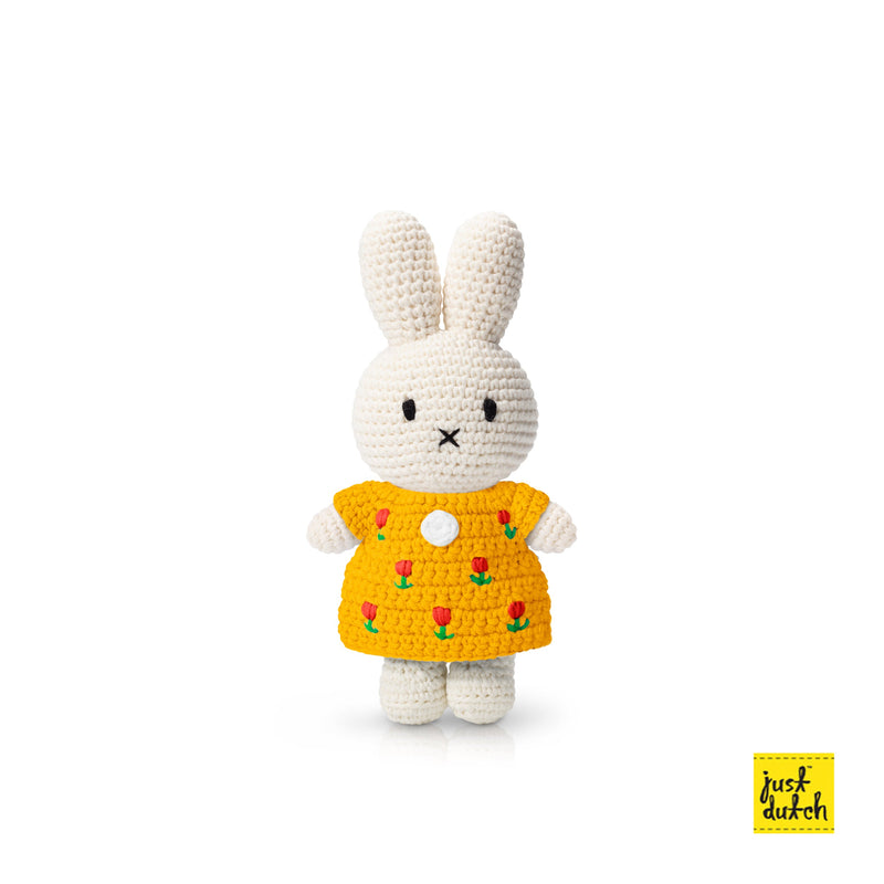 miffy handmade crochet doll tulip dress soft toy