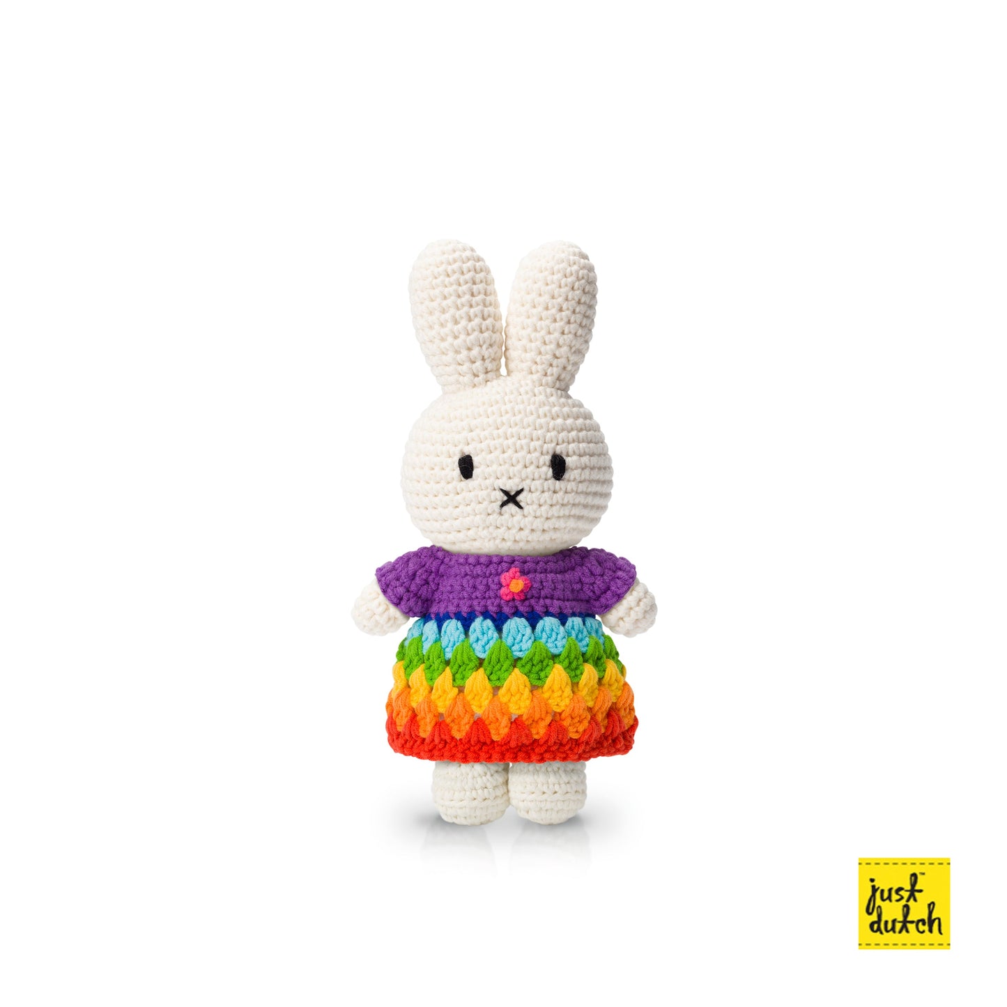Miffy In Her Rainbow dress Crochet Doll