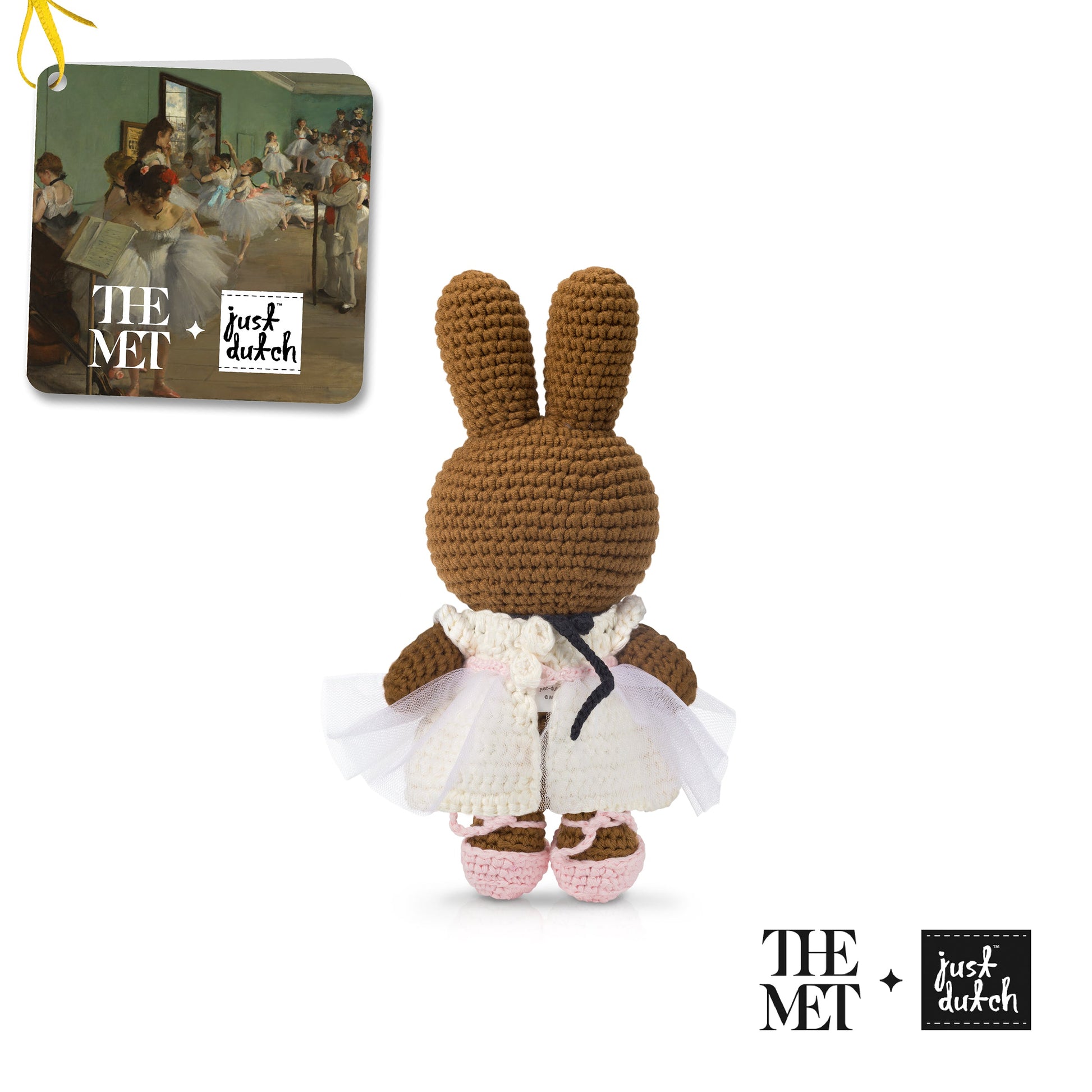Melanie ballerina crochet doll Degas art inspired