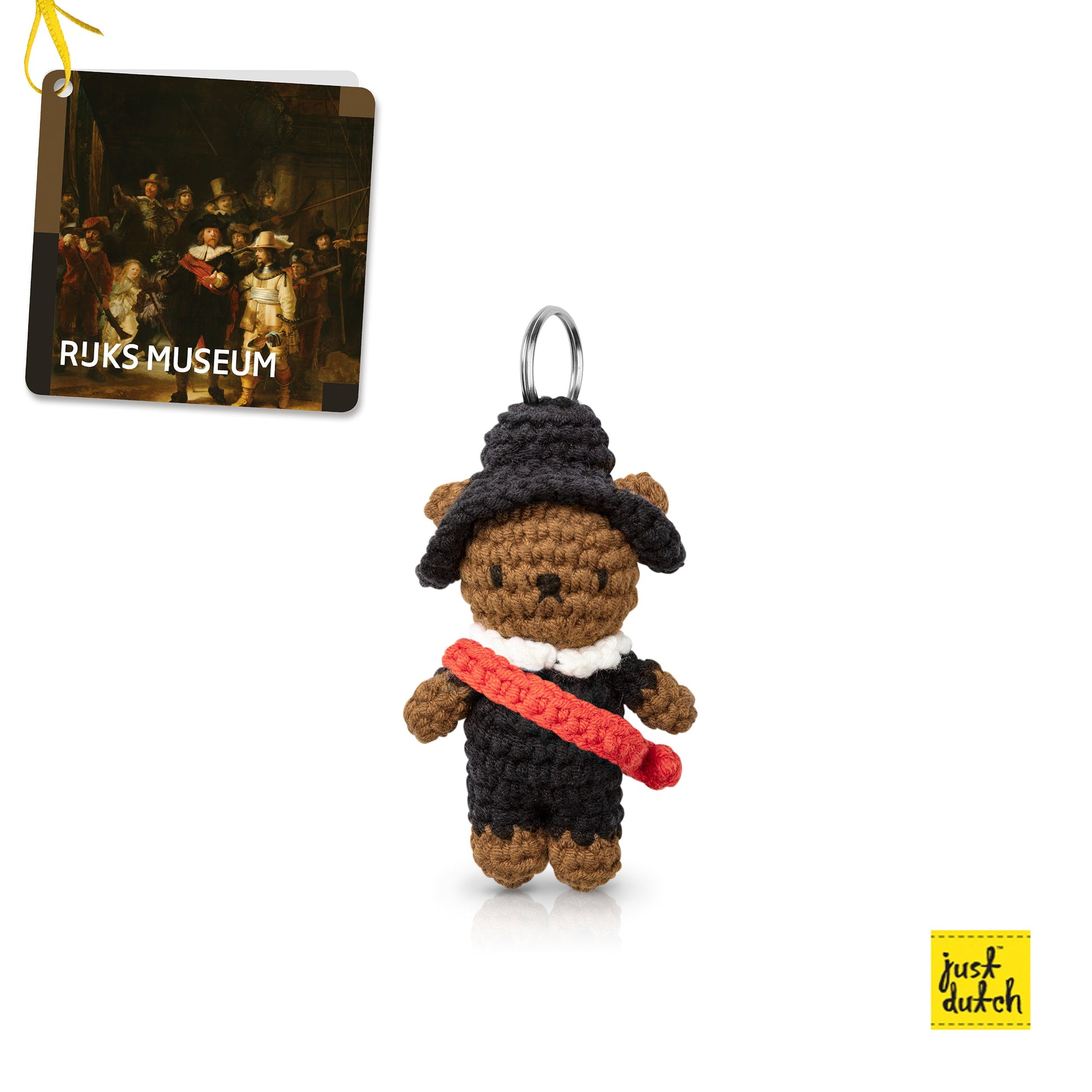 boris handmade crochet keychain mini plush toy