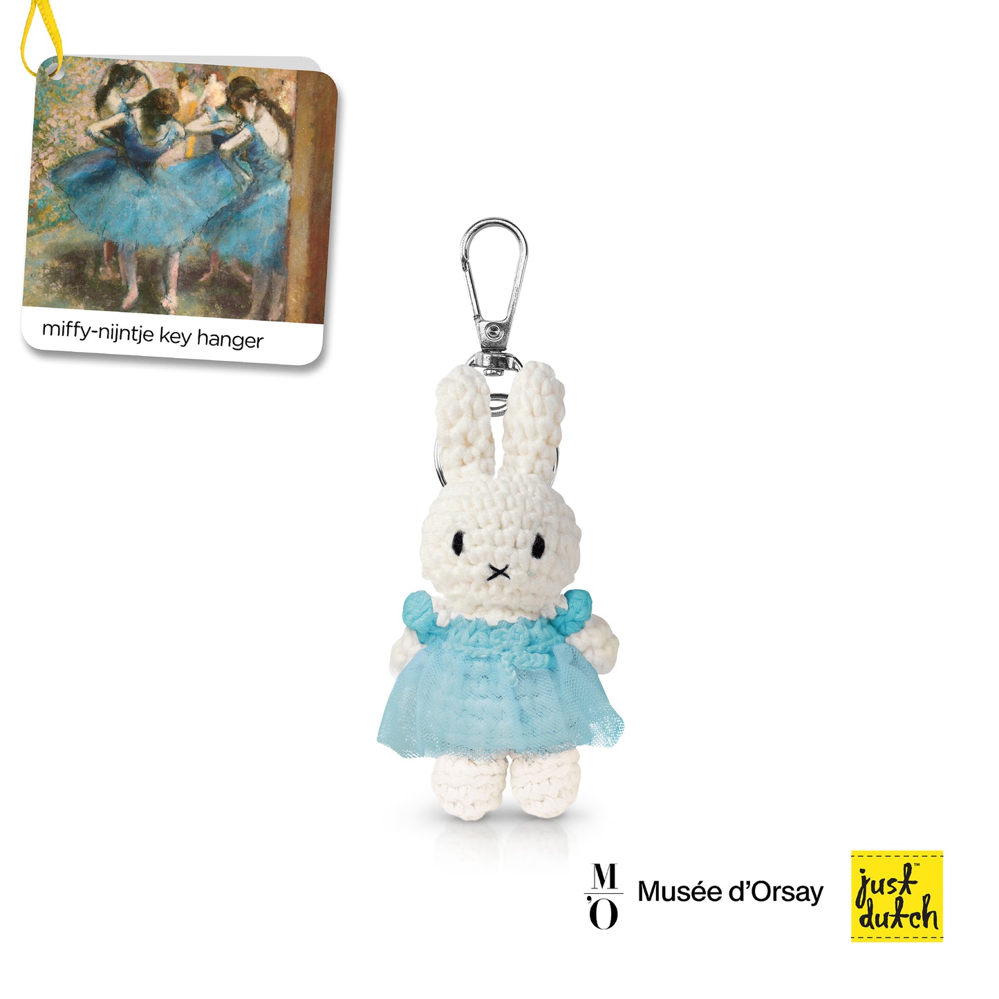 Just Dutch Miffy Crochet Doll Keychain