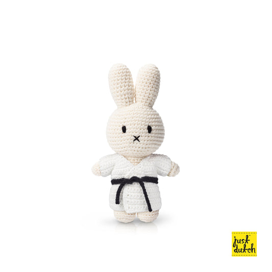 Miffy in Judo Outfit Crochet Doll
