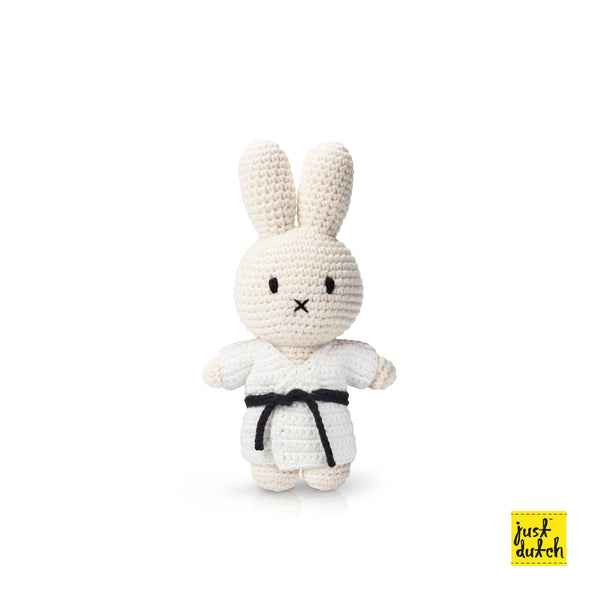 Miffy in Judo Outfit Crochet Doll