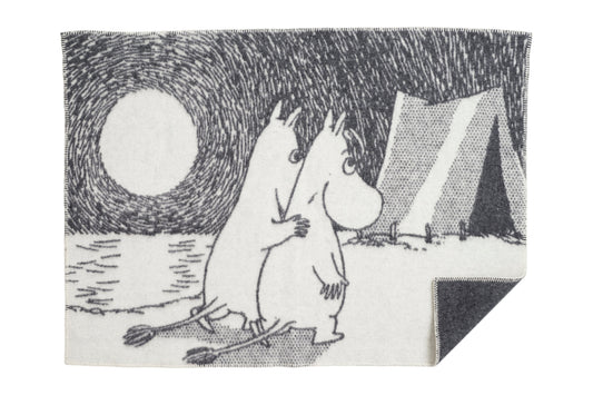 moomin adventure children blanket organic lambswool