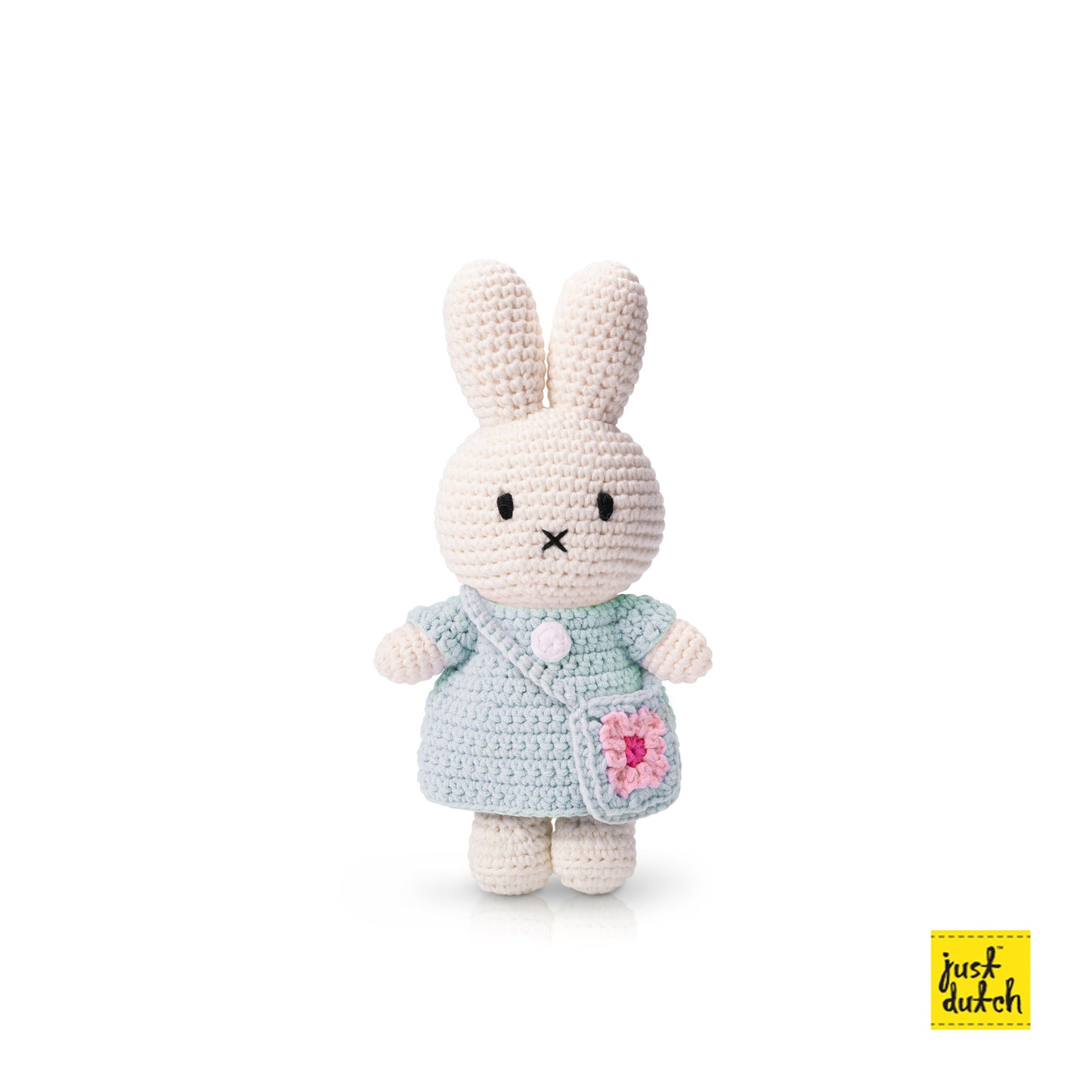 Miffy Flower Bag Crochet Doll Handmade Floral Outfit