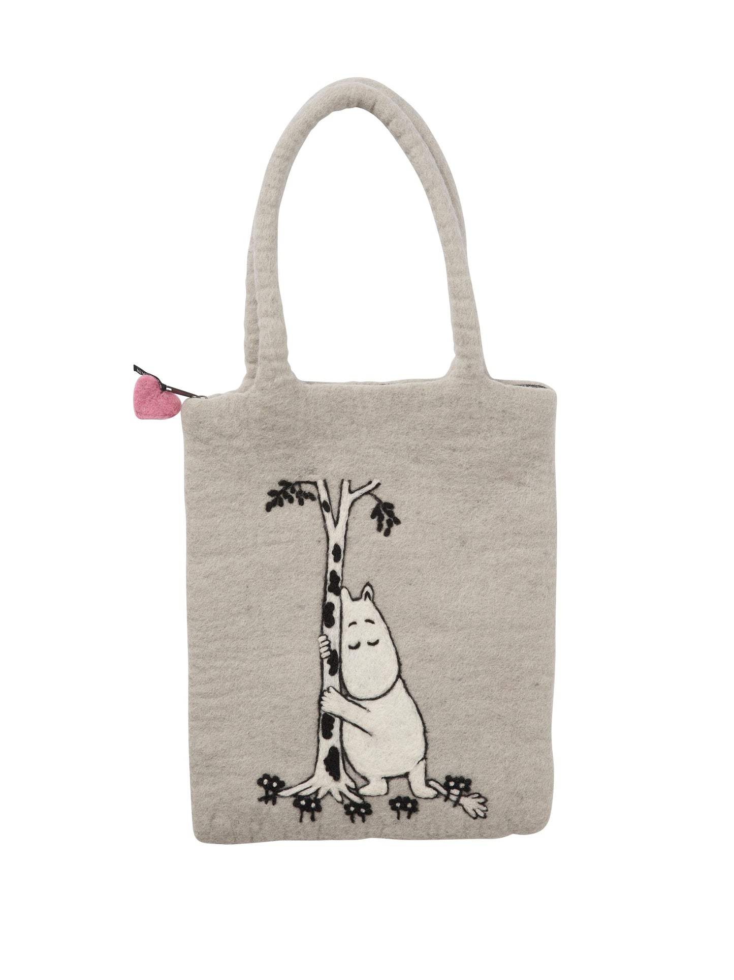 scandinavian wool tote bag minimalist felt bag