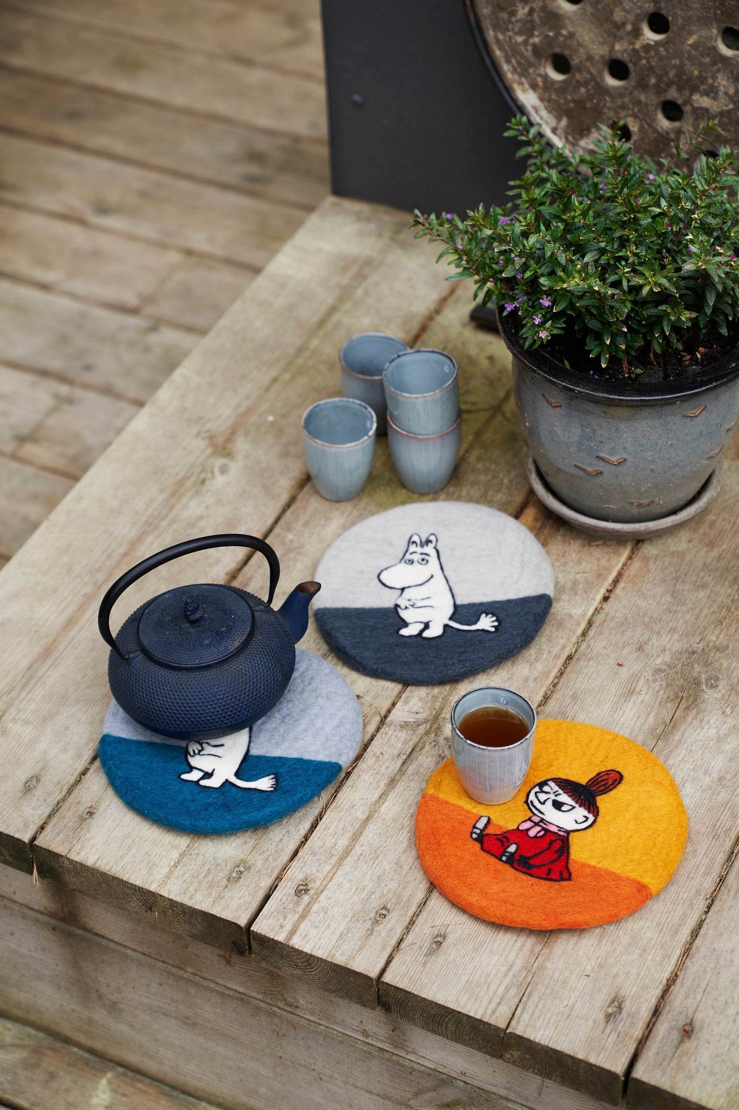 Klippan Moomin Wool Felt Pot Mat