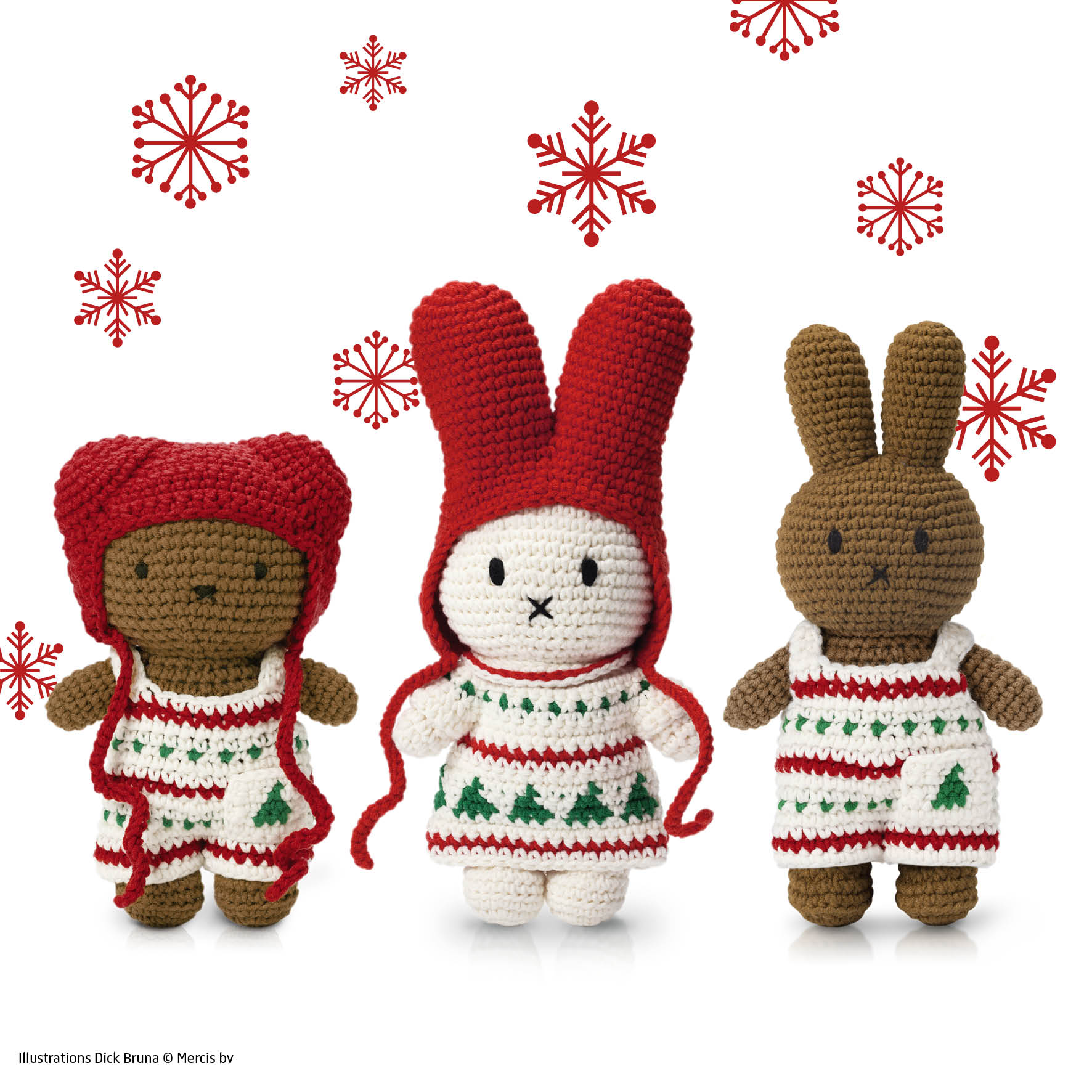 miffy cotton crochet doll christmas nursery decor