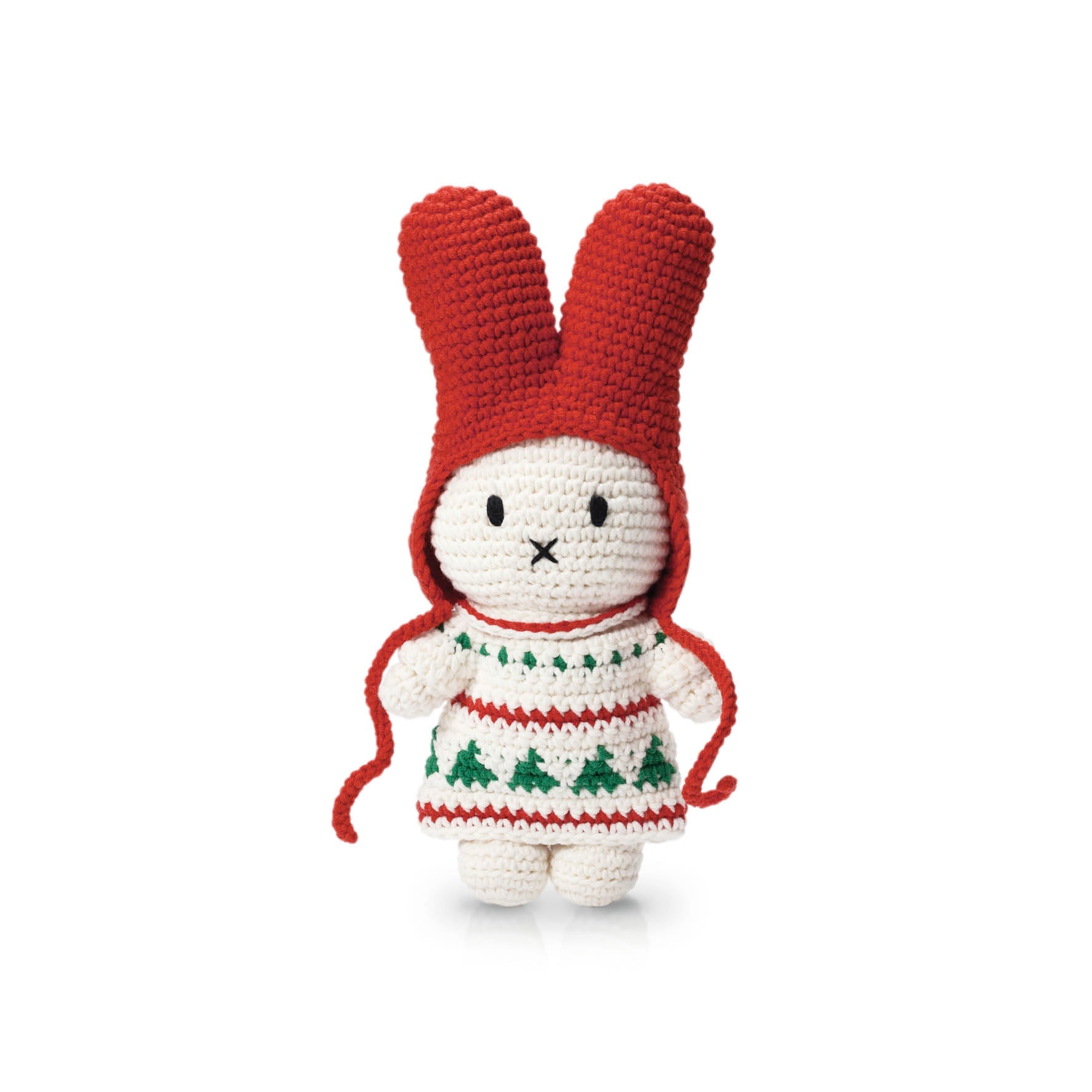miffy handmade crochet doll christmas outfit