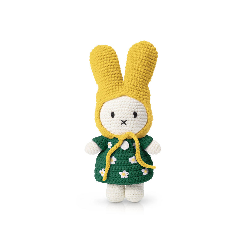 crochet bunny doll little flower outfit soft toy