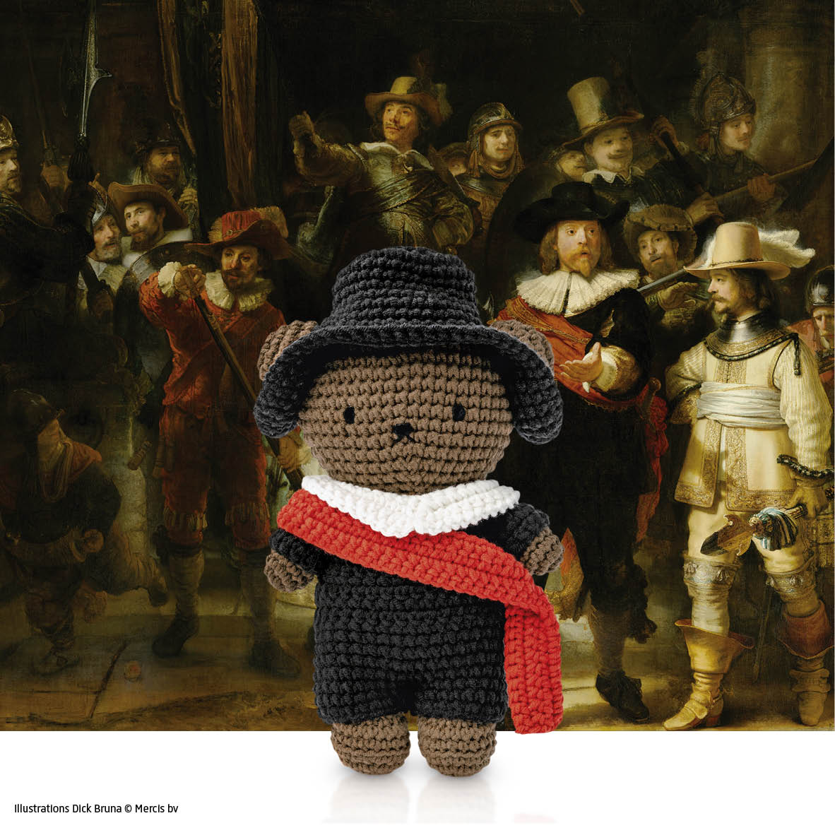 Just Dutch handmade Boris rijksmuseum night watch doll
