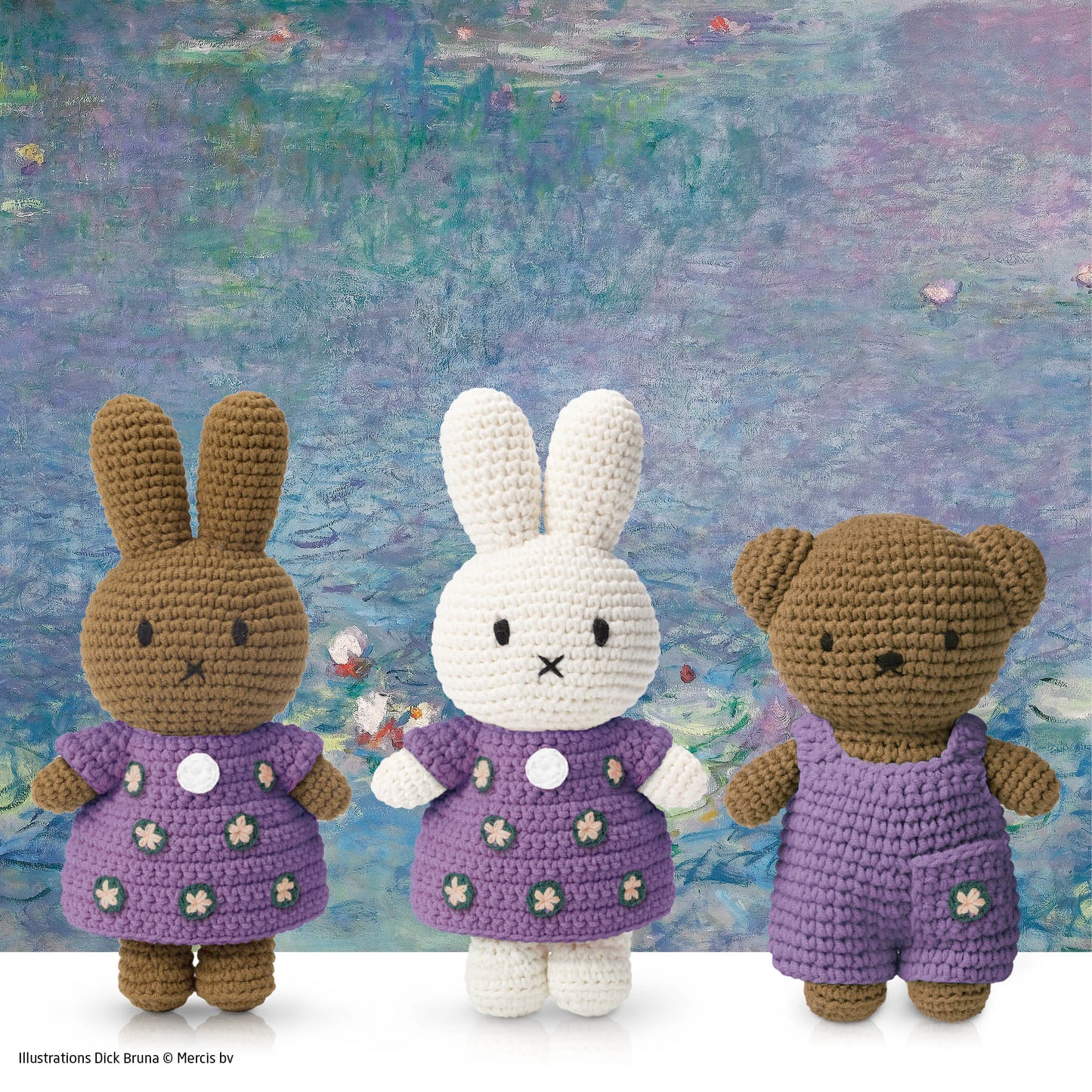 Boris Monet Water Lilies Overall Doll