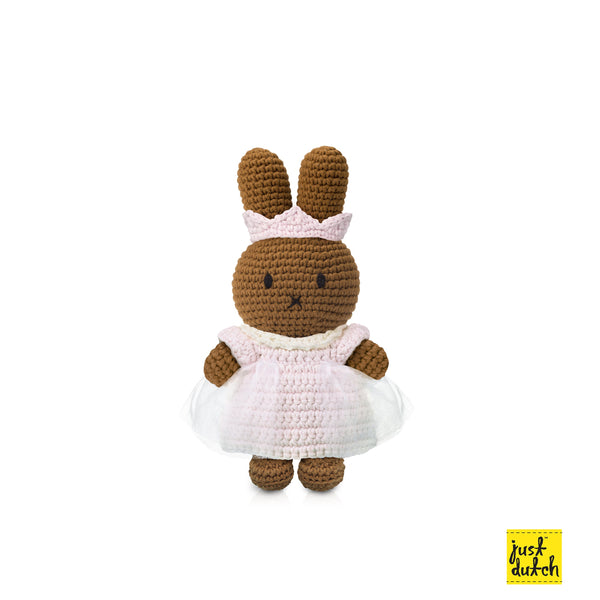 Melanie bunny doll wearing princess dress