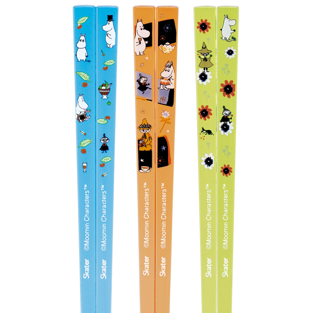 Moomin Acrylic Chopsticks 3Pcs Set