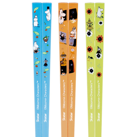 Moomin Acrylic Chopsticks 3Pcs Set